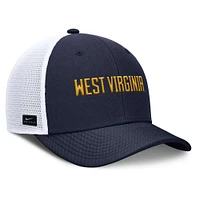 West Virginia Nike Rise Gameday Structured Trucker Cap