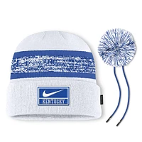 Kentucky Nike Sideline Peak Standard Cuff Pom Beanie