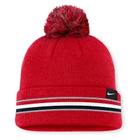 Georgia Nike Peak Academic Cuffed Pom Beanie