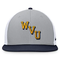 West Virginia Nike Dri-Fit Pro Structured Mesh Square Bill Cap