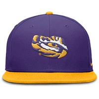 LSU Nike Dri-Fit True Wool Fitted Cap