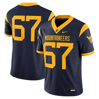 West Virginia Nike #67 Home Game Jersey