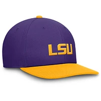 LSU Nike Pro Dri-Fit Wool Flat Brim Snapback Cap