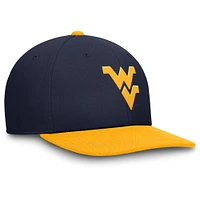 West Virginia Nike Pro Dri-Fit Wool Flat Brim Snapback Cap