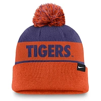 Clemson Nike Primetime Peak Pom Beanie