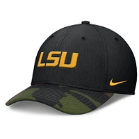 LSU Nike Military Dri-fit Rise Swooshflex Cap