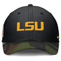 LSU Nike Military Dri-fit Rise Swooshflex Cap