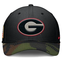 Georgia Nike Military Dri-fit Rise Swooshflex Cap