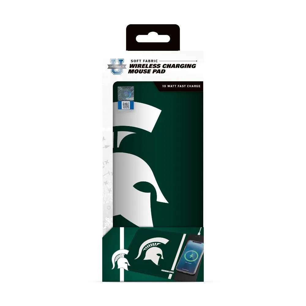 Michigan State Wireless Phone Charging Mouse Pad