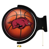 Arkansas Basketball Rotating Lighted Wall Sign