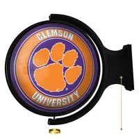 Clemson Rotating Lighted Wall Sign