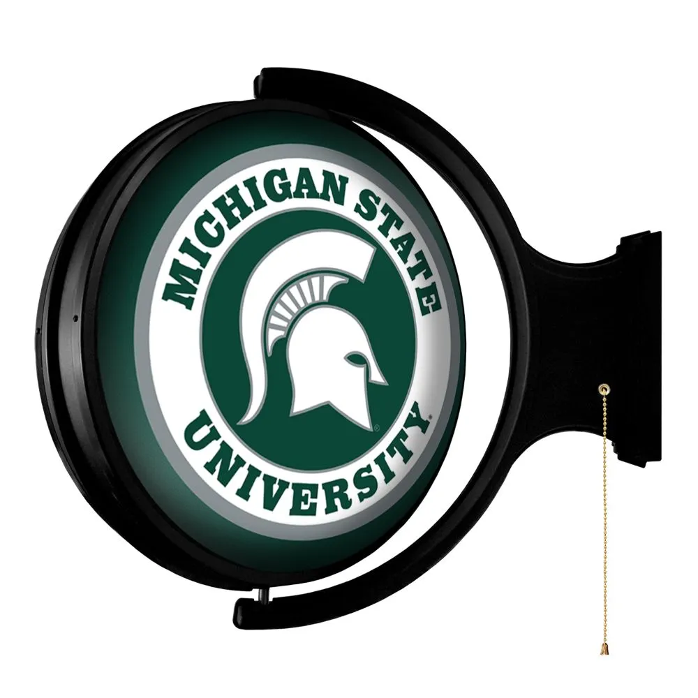 Michigan State Rotating Lighted Wall Sign