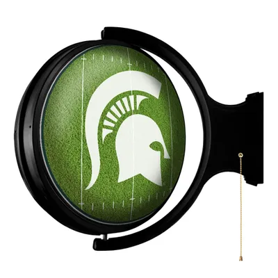 Michigan State Football Rotating Lighted Wall Sign