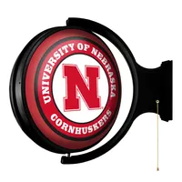 Nebraska Rotating Lighted Wall Sign