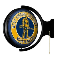  Wvu | West Virginia Mountaineers Rotating Lighted Wall Sign | Alumni Hall