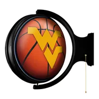  Wvu | West Virginia Basketball Rotating Lighted Wall Sign | Alumni Hall