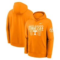 Tennessee Nike Football National Champion List Club Fleece Hoodie