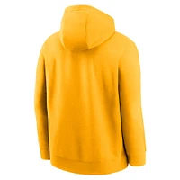 West Virginia Nike Alt Logo Club Fleece Hoodie