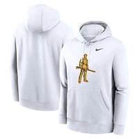 West Virginia Nike Alt Logo Club Fleece Hoodie