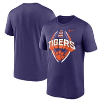 Clemson Nike Dri-Fit Legend Football Icon Tee