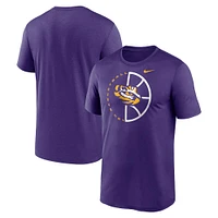 LSU Nike Legend Basketball Icon Tee