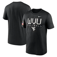 West Virginia Nike Military Dri-Fit Legend Tee