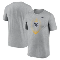 West Virginia Nike Legend Football Icon Tee