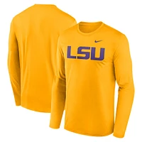 LSU Nike Legend Primary Logo Long Sleeve Tee