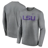 LSU Nike Legend Primary Logo Long Sleeve Tee