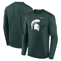 Michigan State Nike Legend Primary Logo Long Sleeve Tee