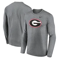 Georgia Nike Legend Primary Logo Long Sleeve Tee