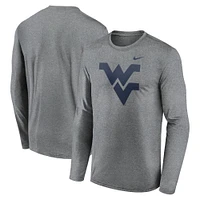 West Virginia Nike Legend Primary Logo Long Sleeve Tee