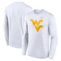 West Virginia Nike Legend Primary Logo Long Sleeve Tee