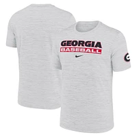 Georgia Nike Dri-Fit Velocity Baseball Tee