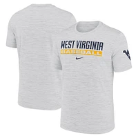 West Virginia Nike Dri-Fit Velocity Baseball Tee