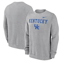 Kentucky Nike Primary Stack Club Fleece Crew