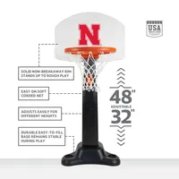 Nebraska Huplay Rookie Basketball Set