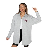 Mississippi State Gameday Couture Way To Go Fleece Applique Shacket