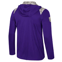 LSU Colosseum OHT 1/4 Zip Hooded Windshirt