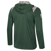 Michigan State Colosseum OHT 1/4 Zip Hooded Windshirt