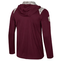 Mississippi State Colosseum OHT 1/4 Zip Hooded Windshirt