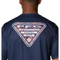 Aub | Auburn Columbia Terminal Tackle Short Sleeve Tee Alumni Hall