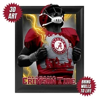Alabama 12X16 In Acrylix LED Player Framed Print