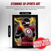 Alabama 12X16 In Acrylix LED Player Framed Print