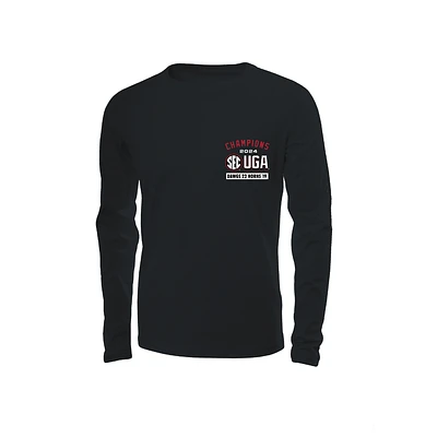 Georgia SEC 2024 Football Champs Trophy Long Sleeve Tee