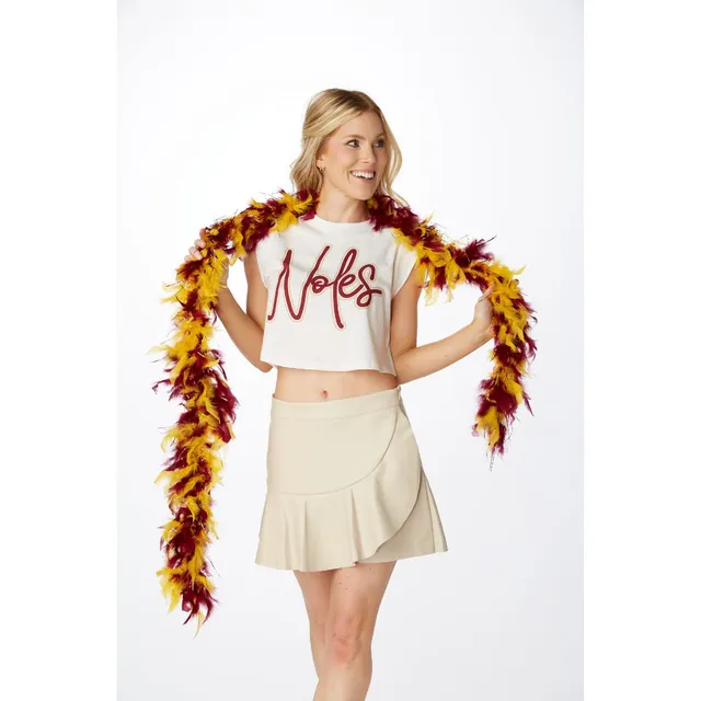 FSU, Florida State Hype and Vice Scoop Neck Cropped Top