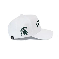 Michigan State No Rivals Upside Down Sparty Structured Cap