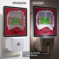 Arkansas 3D Stadium Series Night Light