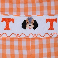 Tennessee Infant Hound Dog Smocked Shortall