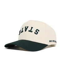 Michigan State No Rivals Upside Down State Structured Cap